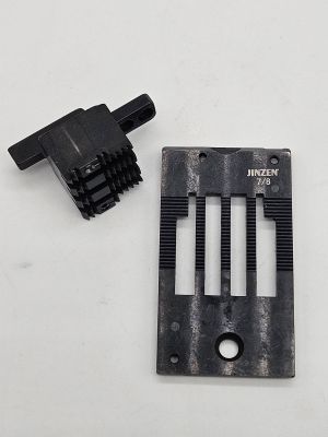 Игольная пластина+двигатель ткани 7/8" для Brother LT2-B875TR (двухиголка) 